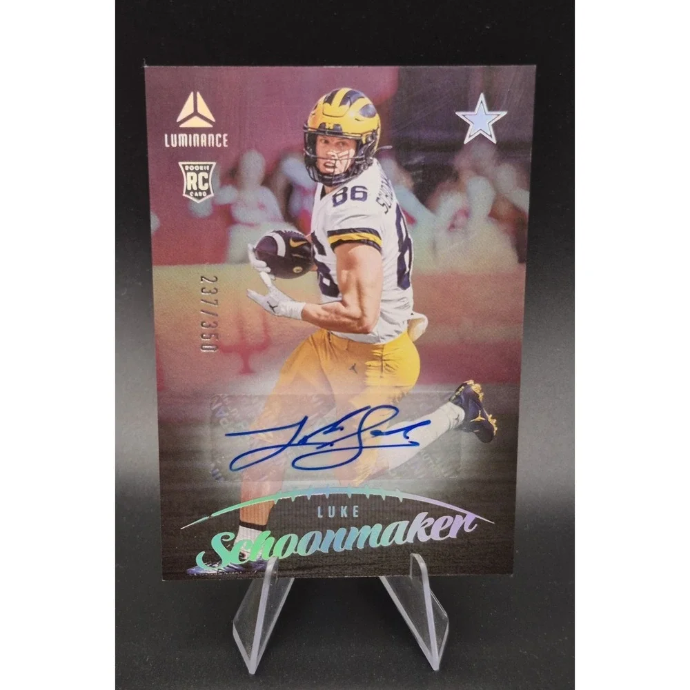 2023 Panini Luminance Luke Schoonmaker #135 Rookie‎ Autograph /350 (RC) Cowboys